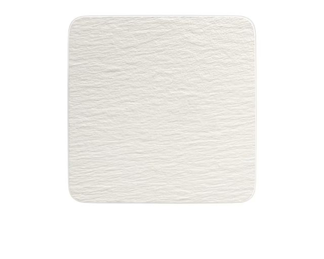 Gourmet service plate manufacture rock porcelain white