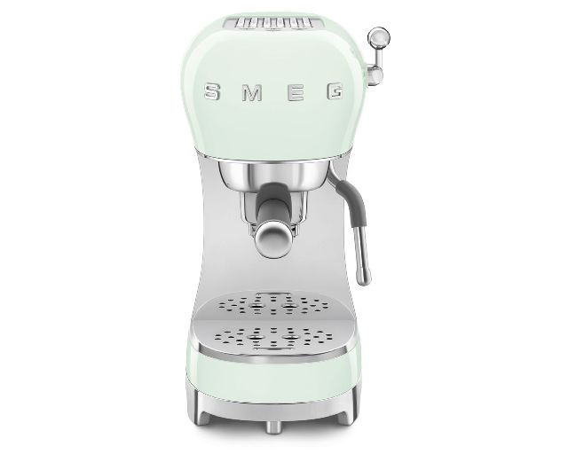 Macchina da caffè manuale verde pastello