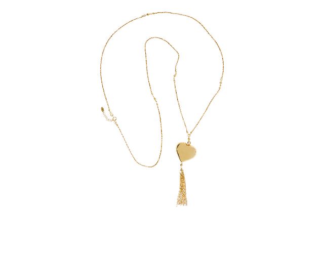 Necklace Silver Golden With Heart Pendant Selezione Zanolli 180366 726cl2764
