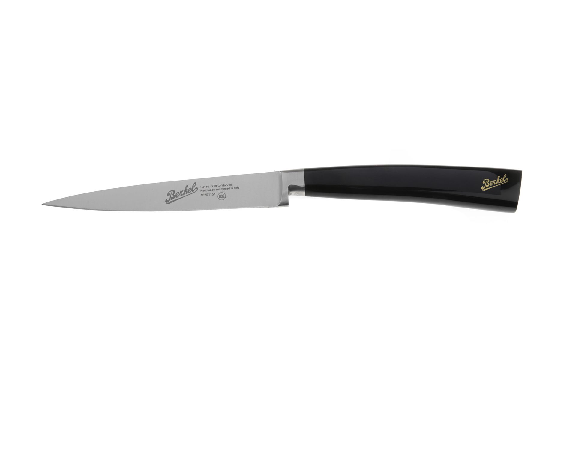 Paring Knife Elegance Steel With Black Handle Berkel 149696 8401pa11srbbu