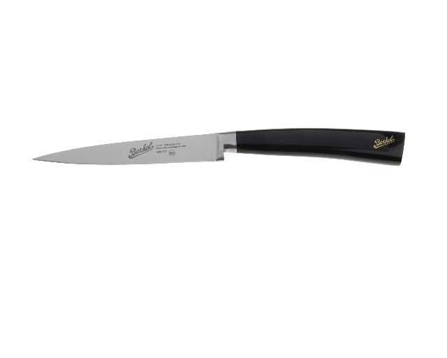 Paring knife elegance steel with black handle