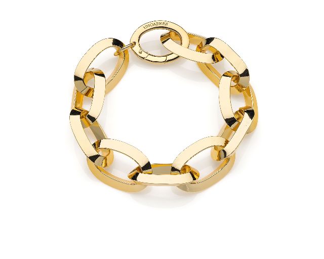 Bracelet triangoli in gilded bronze