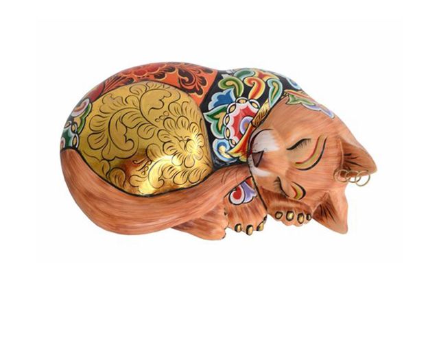 Cat clementin l hand painted