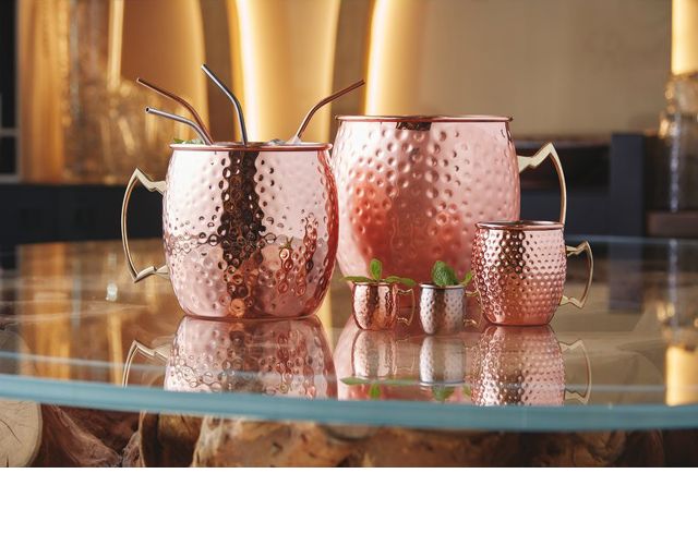Mug moscow mule bar acciaio ramato