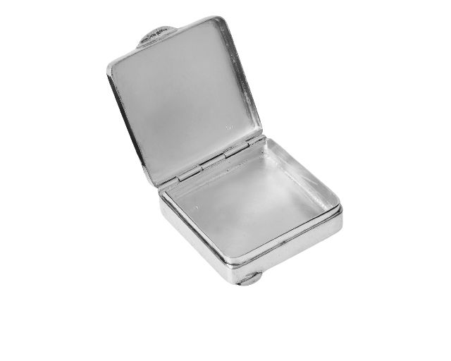Pill Box Silver With Engraving Selezione Zanolli