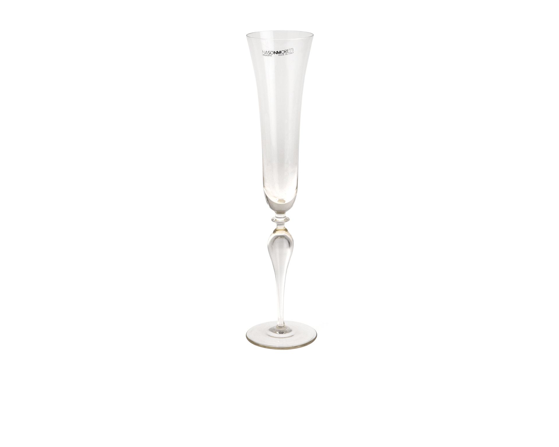 Flute Prestige Murano Glass Nasonmoretti 130862 843prestf