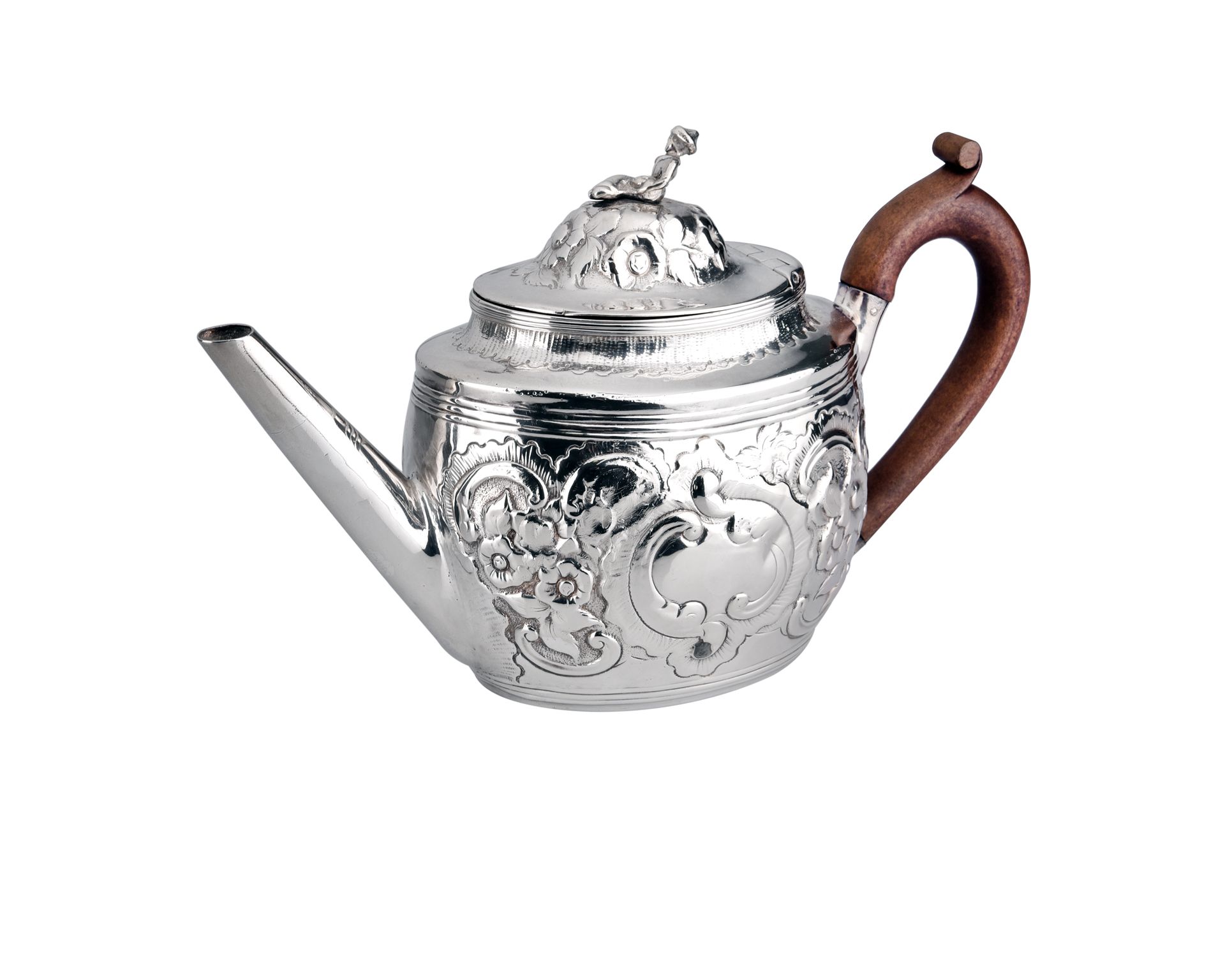 Teapot Silver London Gb 1805 1806 Selezione Zanolli 133543 V81r0403