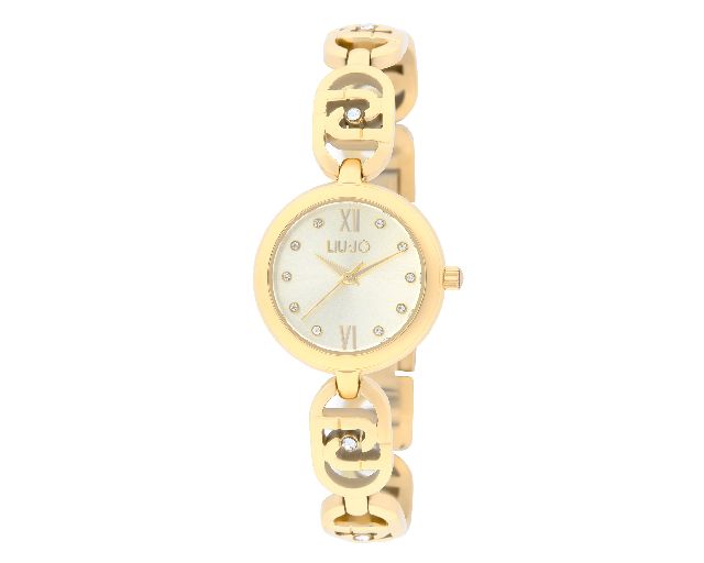 Orologio donna identity nuvar acciaio quadrante oro e cinturino acciaio dorato