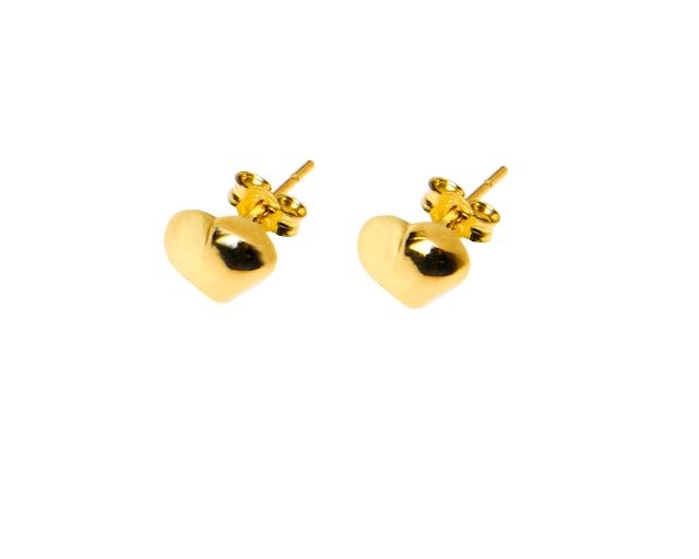 Earrings heart gold 750‰