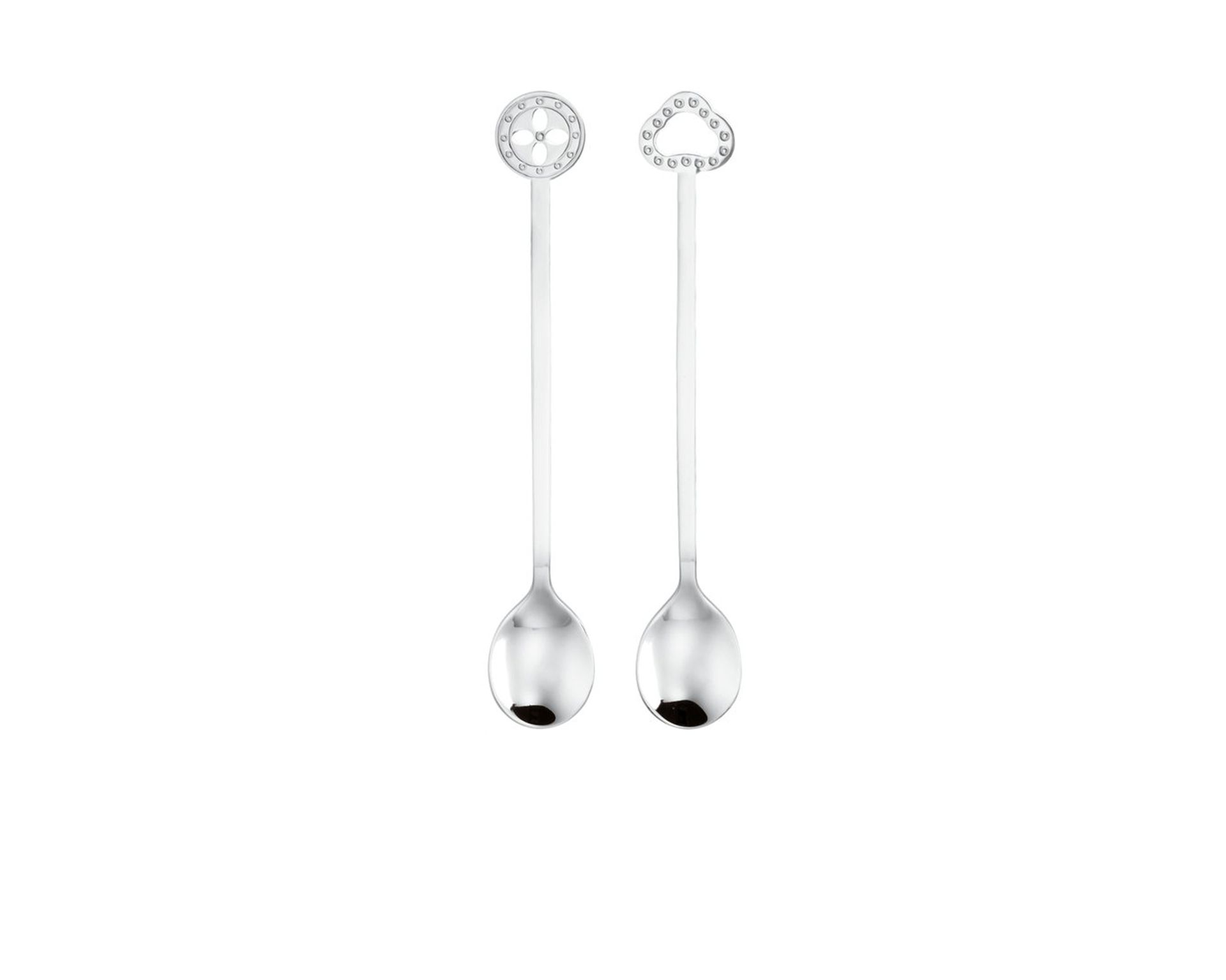 Set Cucchiaini Party Oriental Acciaio 2 Pezzi Sambonet 155798 73552550c00