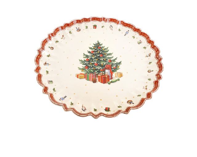 Serving bowl toy's delight porcelain