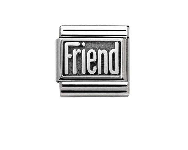 Friend composable steel and silver