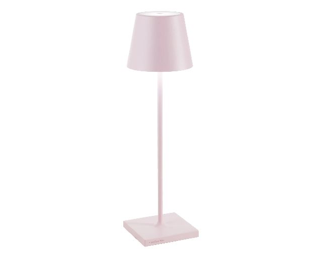 Lampada da tavolo poldina pro rosa