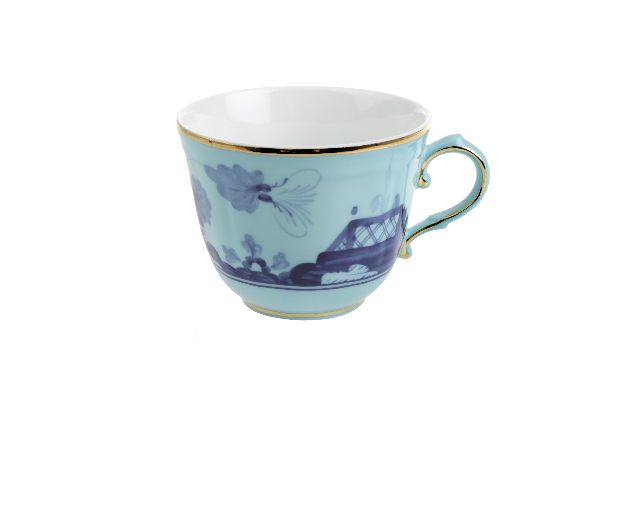 Coffee cup oriente italiano iris porcelain