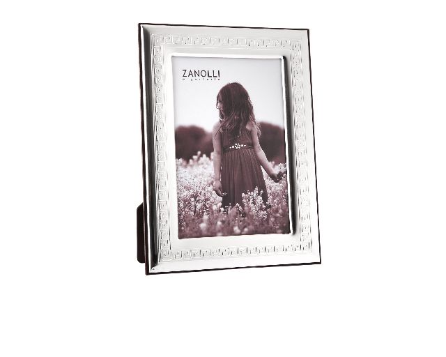 Picture frame corinzia bilaminated silver