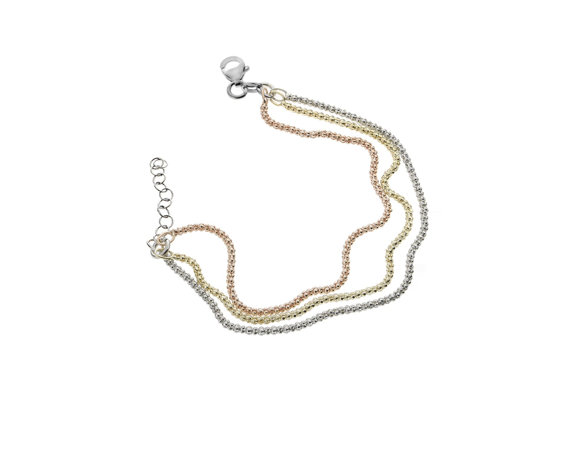 Bracciale Argento Tre Colori Selezione Zanolli 137043 611br00070l