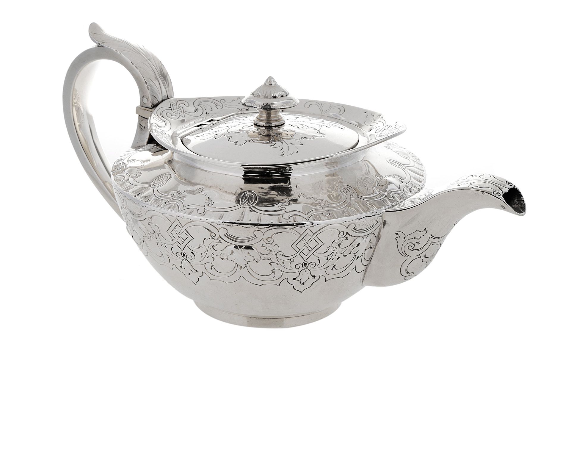 Teapot Silver Glasgow Gb 1841 1842 Selezione Zanolli 155412 V81r0685