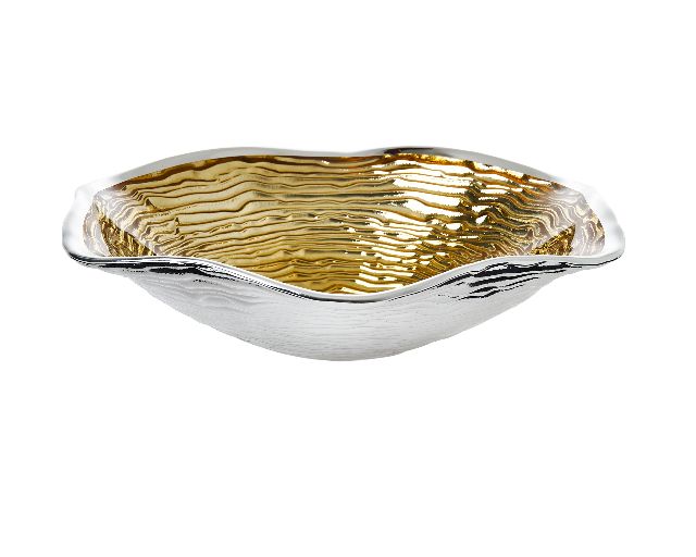 Crater bowl gold