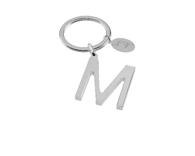 Keychain Silver M Letter Selezione Zanolli 10958 2vpcm