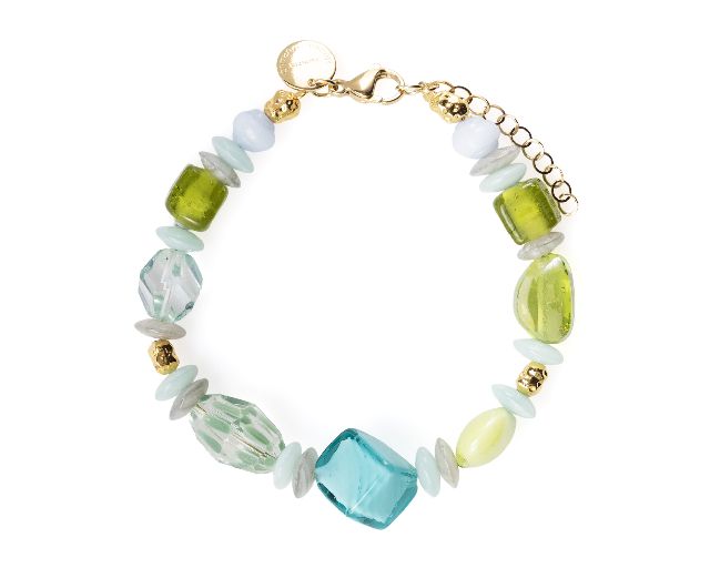 Bracelet evoque murano glass