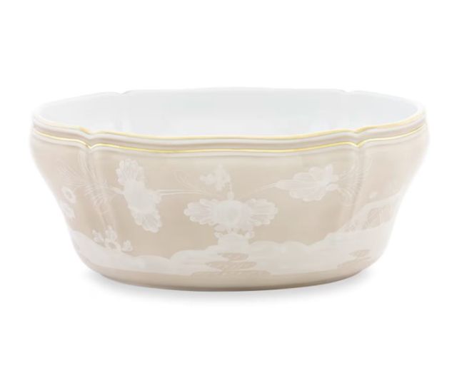 Salad bowl oriente italiano meringa porcelain