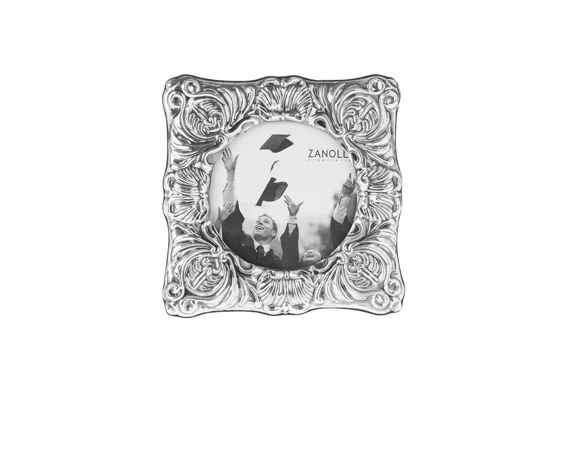 Picture Frame Silver With Chiselled Band Selezione Zanolli
