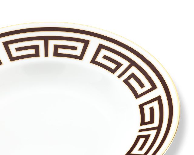 Soup Plate Labirinto Ebano Porcelain Richard Ginori 189319 F00400pt2100245b70