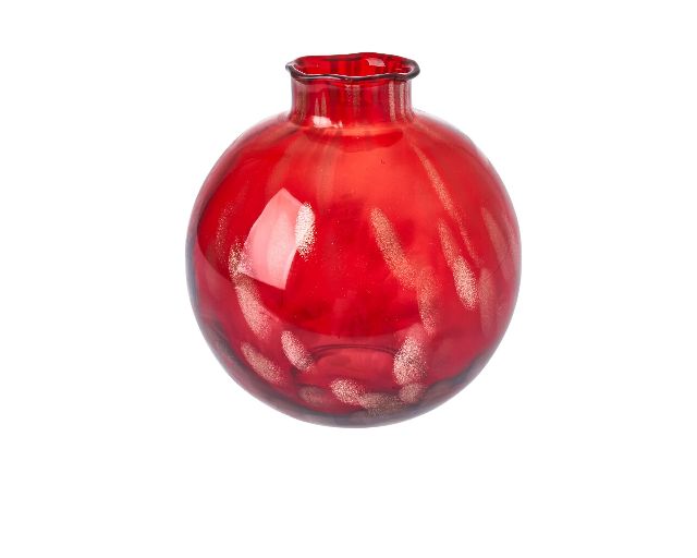 Vase sfera red