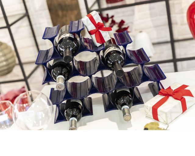 Portabottiglie Infinity Blu Per 16 Elementi Kartell 144802 906076802z