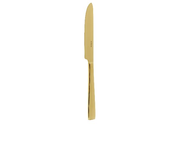 Table knife flat gold steel