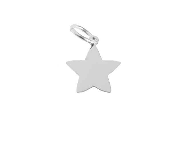 Pendant star silver