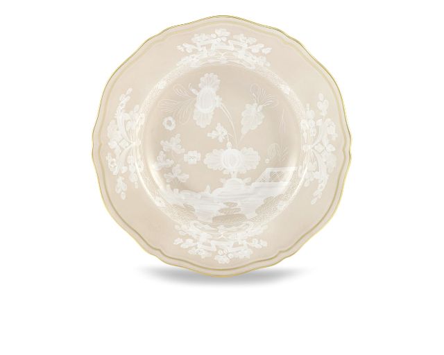 Piatto fondo oriente italiano meringa porcellana