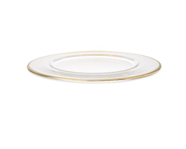 Placemat basic gold rim