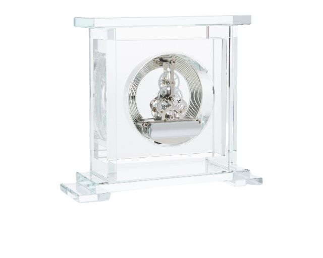 Table Clock Crystal With Visible Movement Ottaviani