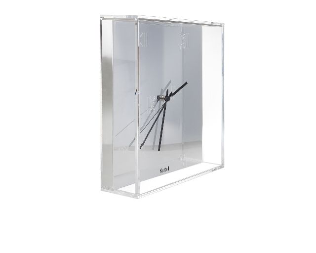Wall Clock Ticetac Chrome Metal Kartell 131801 90601910xx
