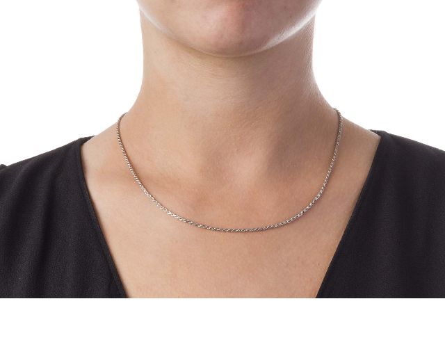 Catenina torciglione argento