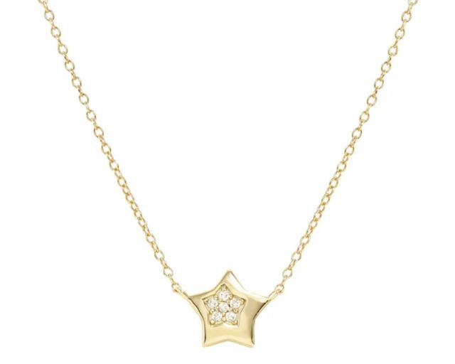 Necklace petit sparkle silver star