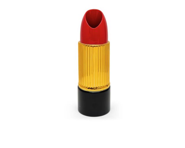Vaso rossetto fiordilabbra oro e rosso