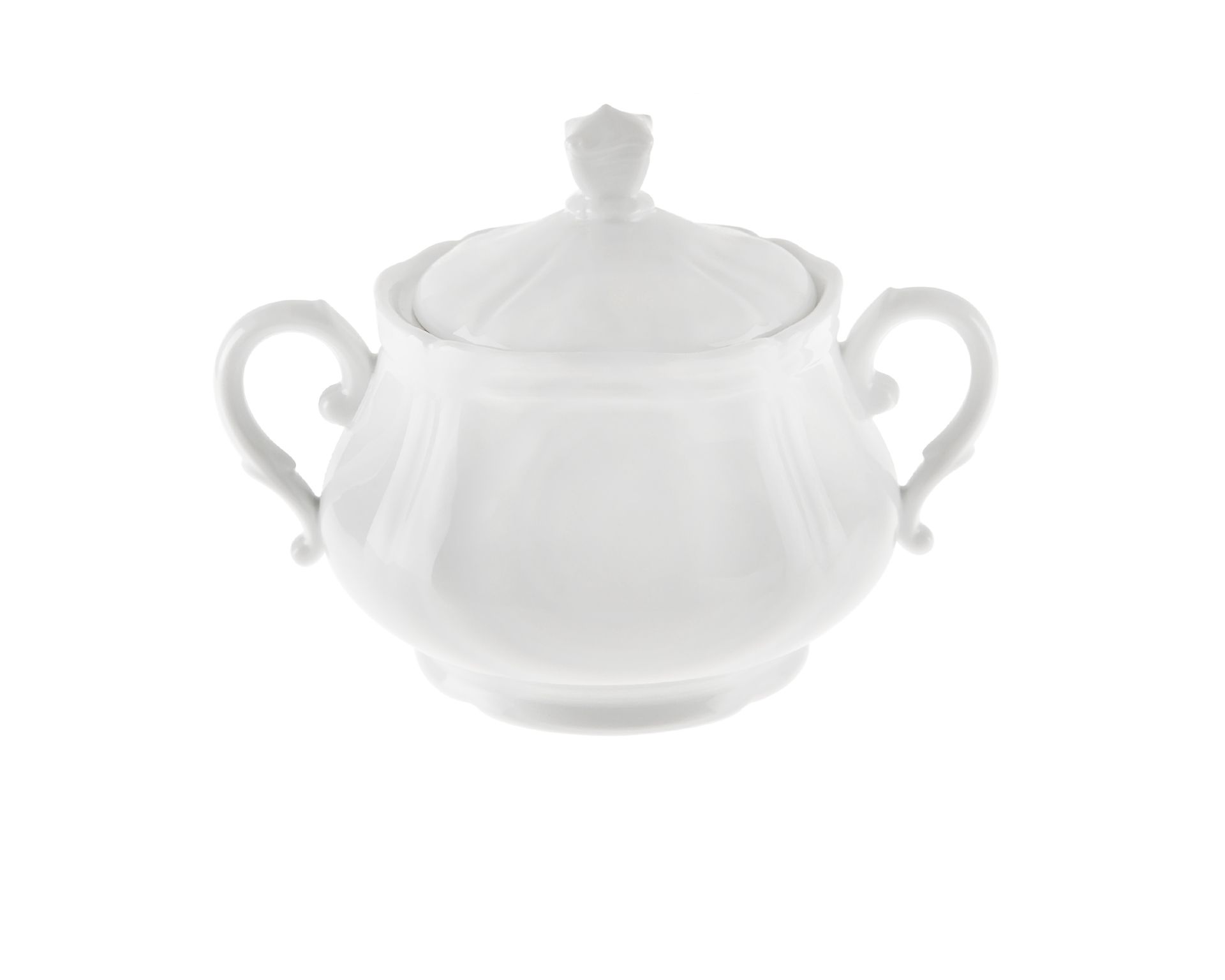 Sugar Bowl Antico Doccia Porcelain White Richard Ginori 36461 F00300zu0000475b00