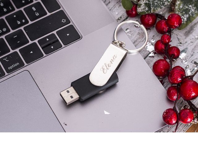Usb Keychain Silver Smooth With 16 Giga Memory Selezione Zanolli 151263 5936281z