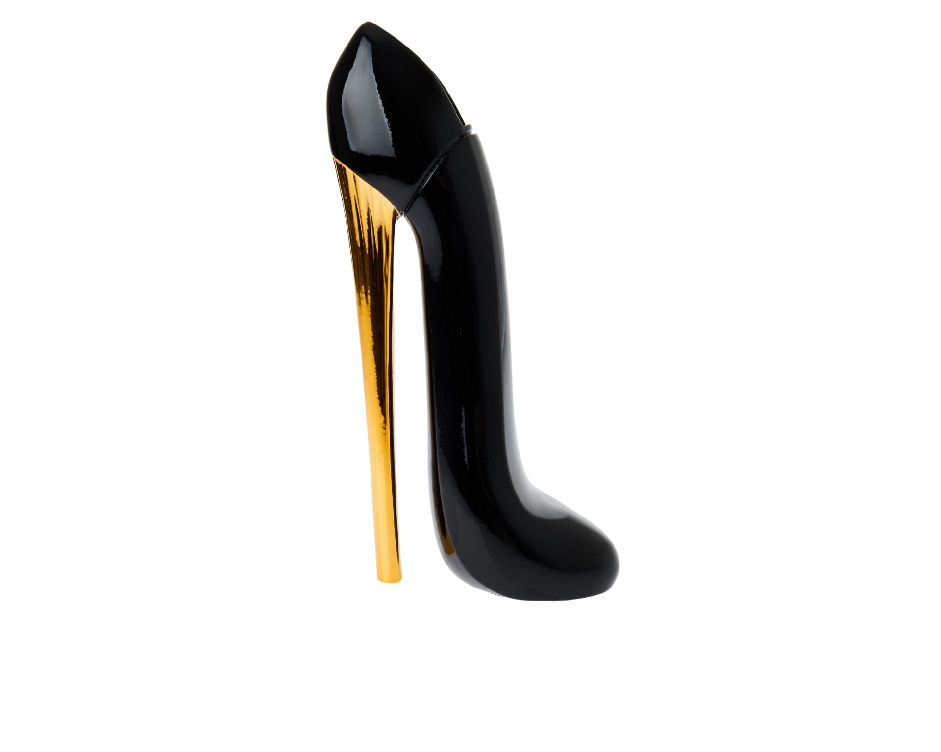 Shoe Vase Glam Black With Gold Heel Selezione Zanolli 187908 875pz022ng
