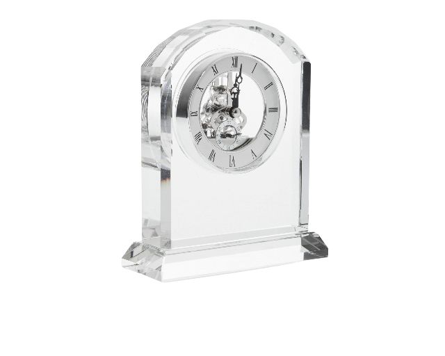 Orologio da tavolo cristallo con movimento a vista