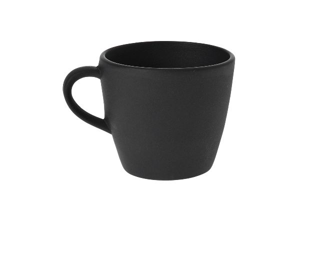 Espresso cup manufacture rock porcelain black