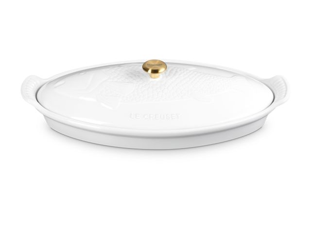 Fish bowl tradition stoneware white