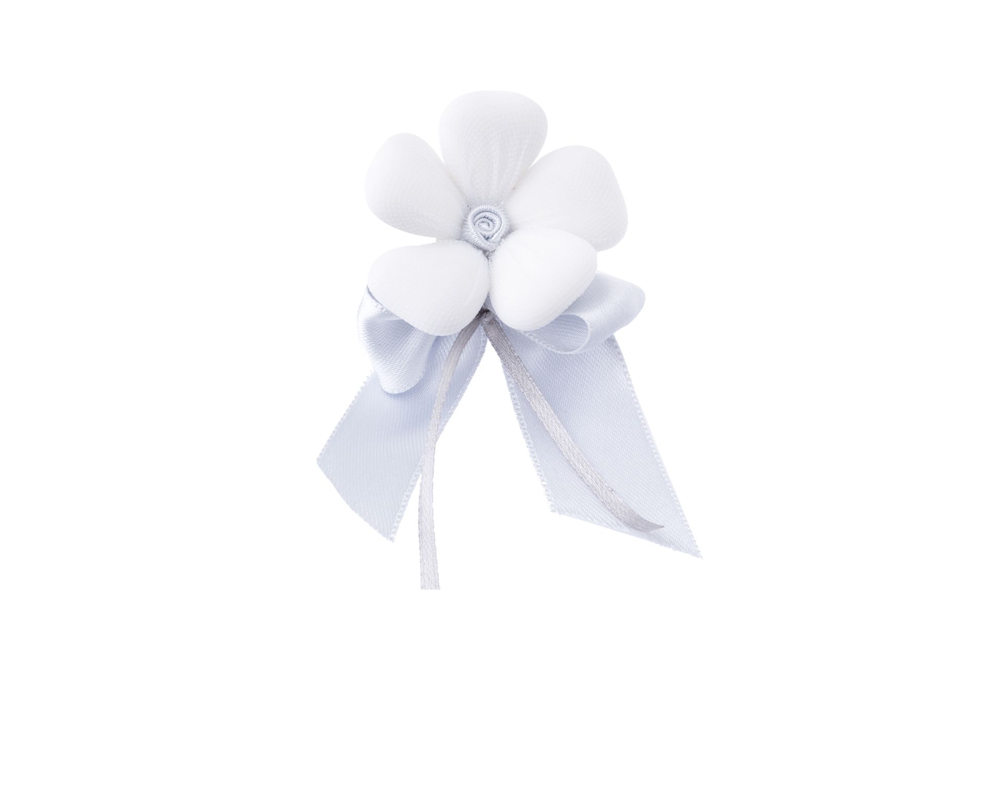 Favor With Grey Satin Bow Selezione Zanolli 170076 C22ngr001