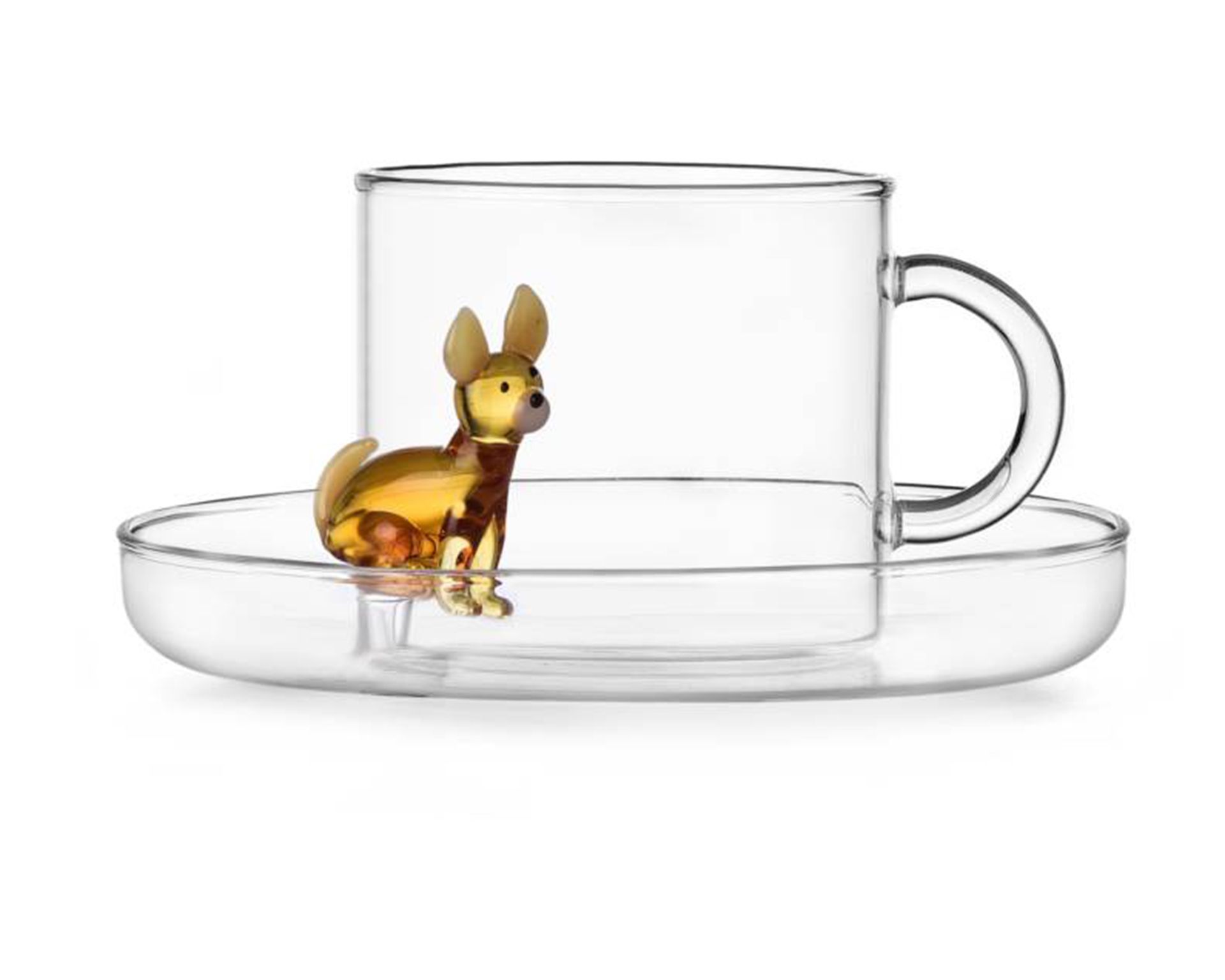 Tea Cup With Saucer Dogs Chihuahua Ichendorf