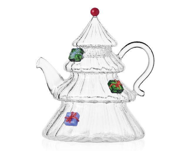 Idea regalo natale brocca/teiera albero di natale christmas tales