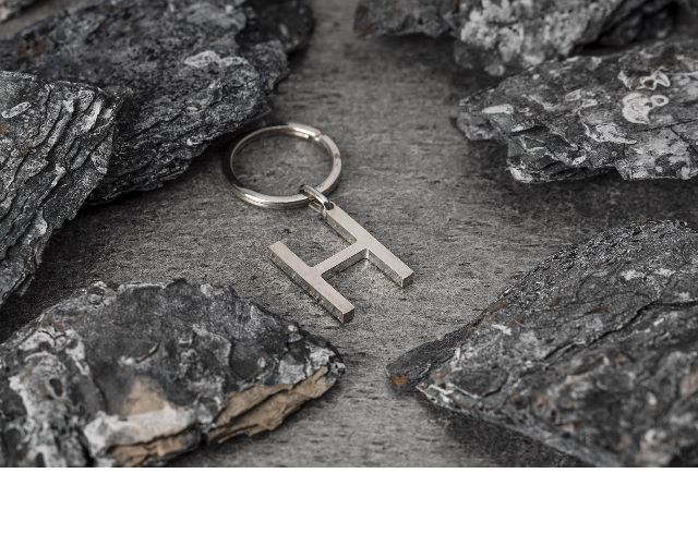 Portachiavi Argento Lettera H Selezione Zanolli 10952 2vpch