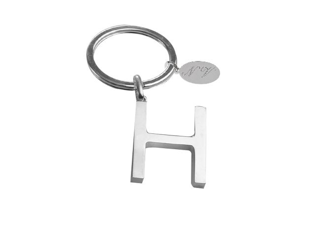 Portachiavi Argento Lettera H Selezione Zanolli 10952 2vpch