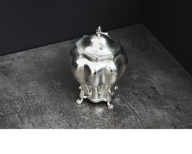 Tea box silver 262 grammi in 700 style